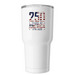 250 Tumblr, a White Insulated Tumbler
