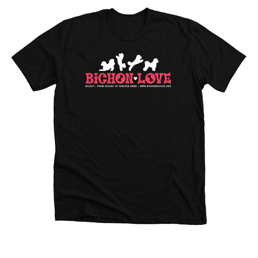 BFCACT Bichon Love, a Solid Black Blend Premium Unisex Tee