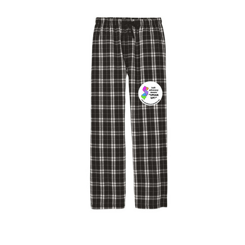 Council 2, a Black Flannel Pajama Pant