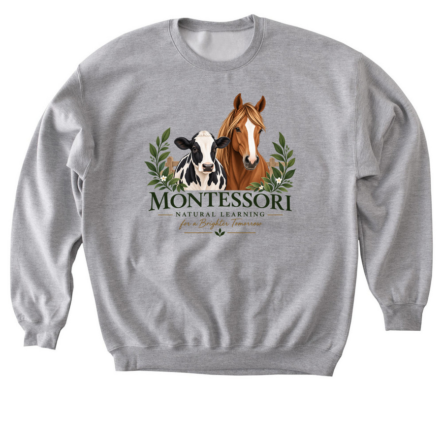 Montessori Farm&nbsp;, a Sport Grey Softstyle Crewneck Sweatshirt