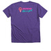 DEFEND LIKE A GIRL -Women's Conference - 2022, a Purple Rush Premium V-Neck Tee (back-view)