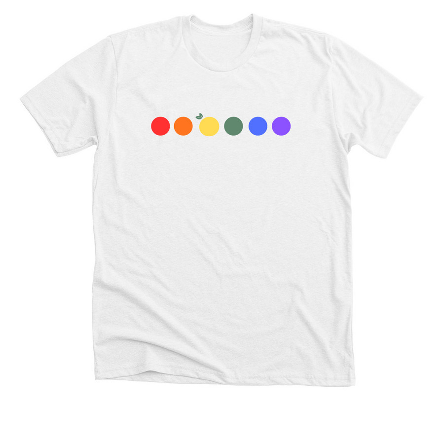 Pride Merch, a Solid White Blend Premium Unisex Tee
