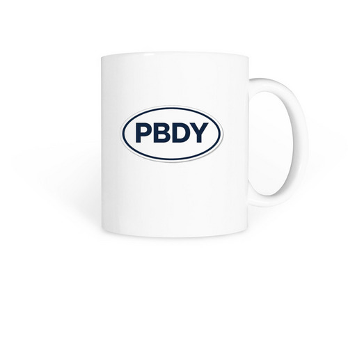 PBDY Coffee Mugs, a White Coffee Mug