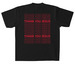 Please Recycle, a Black Heavyweight Garment Dye Tee (back-view)