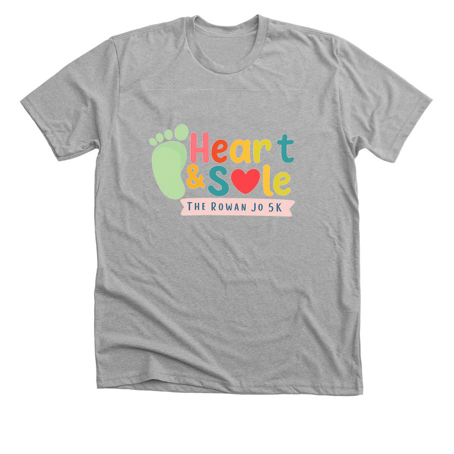 Heart & Sole- Shirts and Sweatshirt&nbsp;, a Athletic Heather Premium Unisex Tee