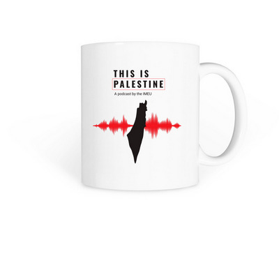 This Is Palestine, a White Coffee Mug
