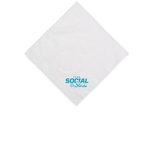 Bandana, a White Cotton Bandana