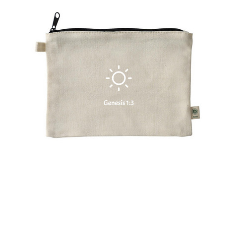 Christian Pouch, a Natural 9"x7" Hemp Blend Pouch