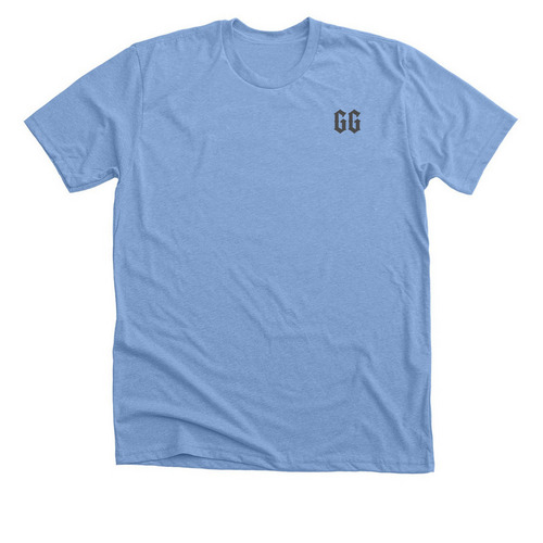 GAT Group OG Tee ? Patrol Blues (Day Shift), a Heather Carolina Blue Premium Unisex Tee