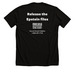 I support survivors - Dark colors, a Solid Black Blend Premium Unisex Tee (back-view)