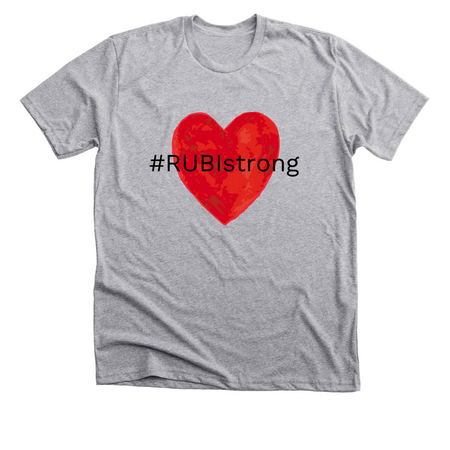 RUBIstrong, a Athletic Heather Premium Unisex Tee