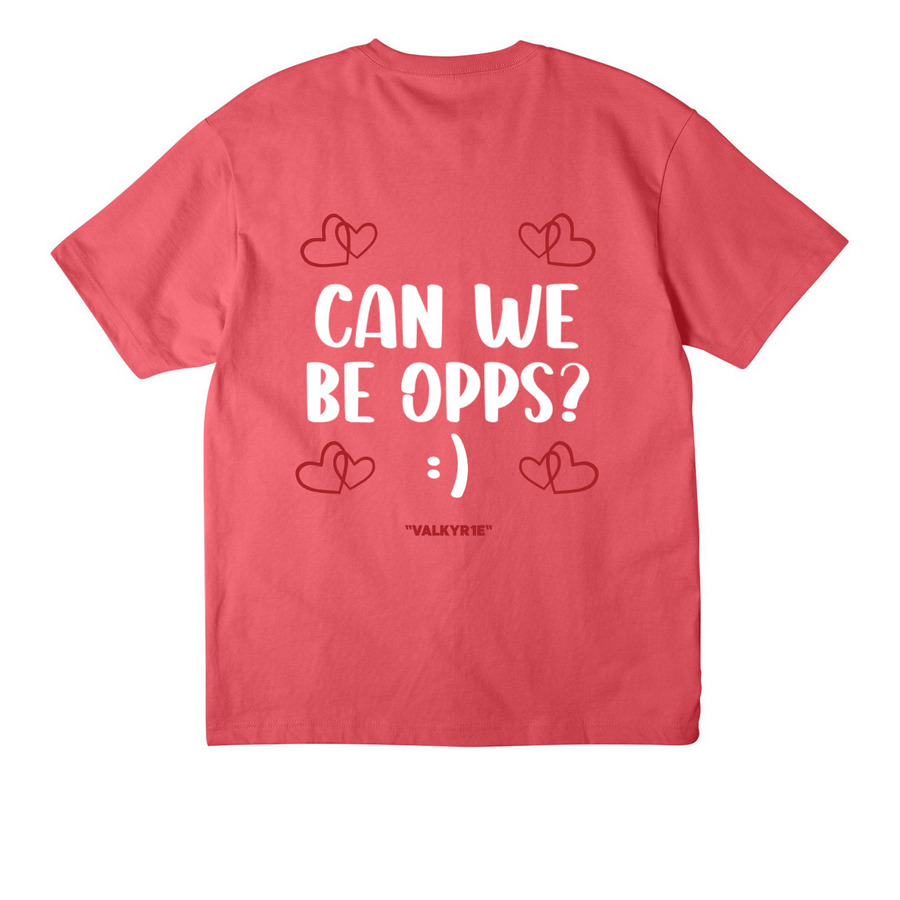 OPPS? :), a Vintage Red Unisex Heavyweight Tee (back-view)