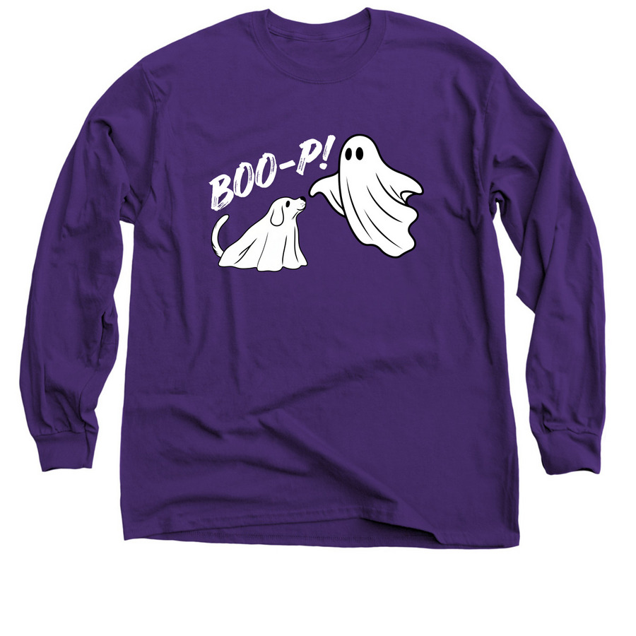 Boo-p!, a Purple Classic Long Sleeve Tee