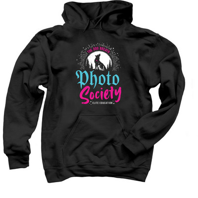 The Dog Breath Photo Society, a Black Pullover Hoodie