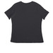 JLD Texas, a Dark Grey Heather Women's Relaxed V-Neck Tee (back-view)