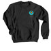 Adult (Hoodies & Crewnecks) Color Logo, a Black Crewneck Sweatshirt