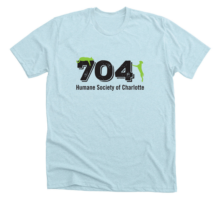 HSC 704, a Heather Ice Blue Premium Unisex Tee
