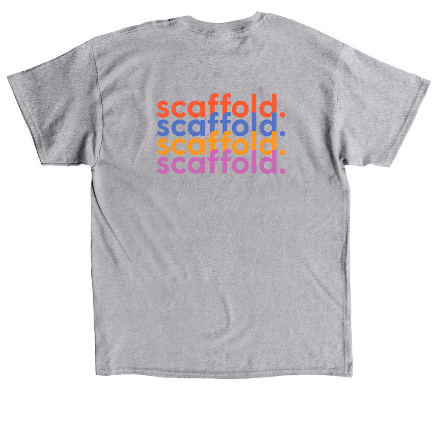 Shirts + Sweatshirts, a Sport Grey Classic Unisex Tee (back-view)
