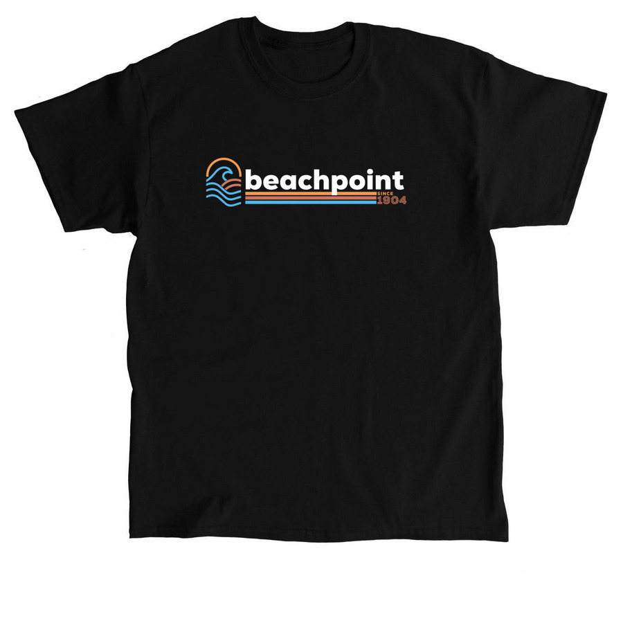 Beachpoint Retro Design 2022, a Black Classic Unisex Tee