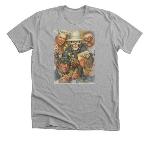 De Luca Lux, a Athletic Heather Premium Unisex Tee