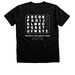 SEEN HEARD BELIEVED, a Black Heather Premium Unisex Tee (back-view)