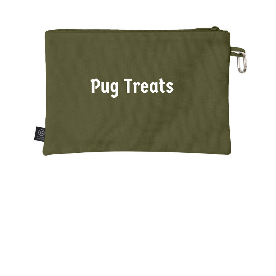 2026 Pugtoberfest Pouch, a Olive Grove Go-Go Pouch (back-view)