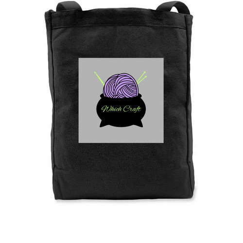 Which Craft Bag, a Black Recycled Cotton Tote Bag