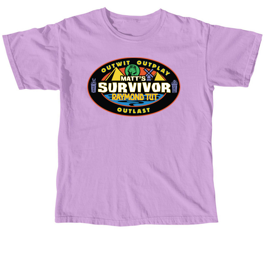 matt's survivor: season four, a Neon Violet Comfort Colors Unisex Tee