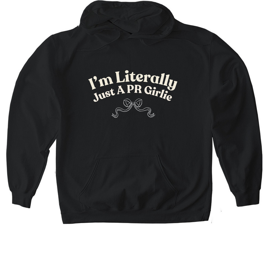 Scripps PRSSA - PR Girlie Sweatshirt, a Black Gildan Softstyle Pullover Hoodie