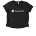 SquashWise Store&nbsp;, a Space Black Allmade Eco Triblend Women?s Scoop Neck Tee