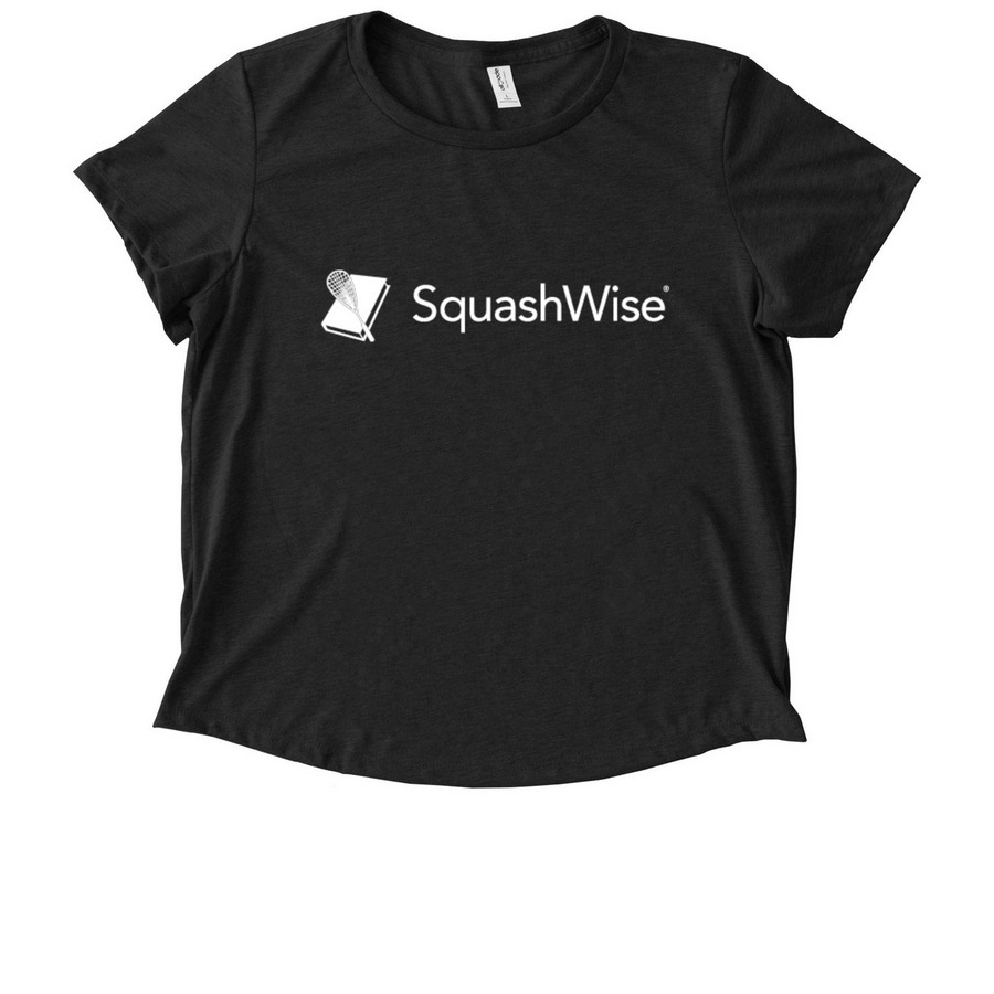 SquashWise Store&nbsp;, a Space Black Allmade Eco Triblend Women?s Scoop Neck Tee