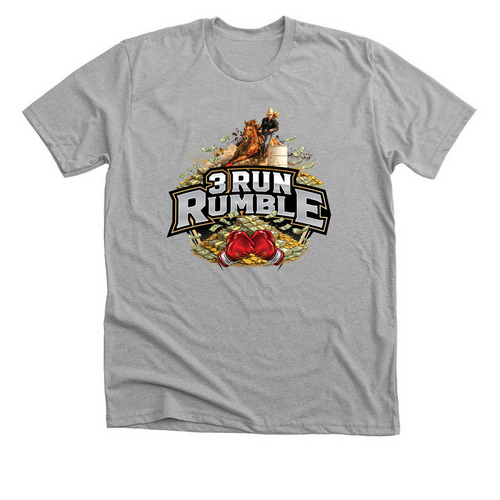 3 Run Rumble, a Athletic Heather Premium Unisex Tee