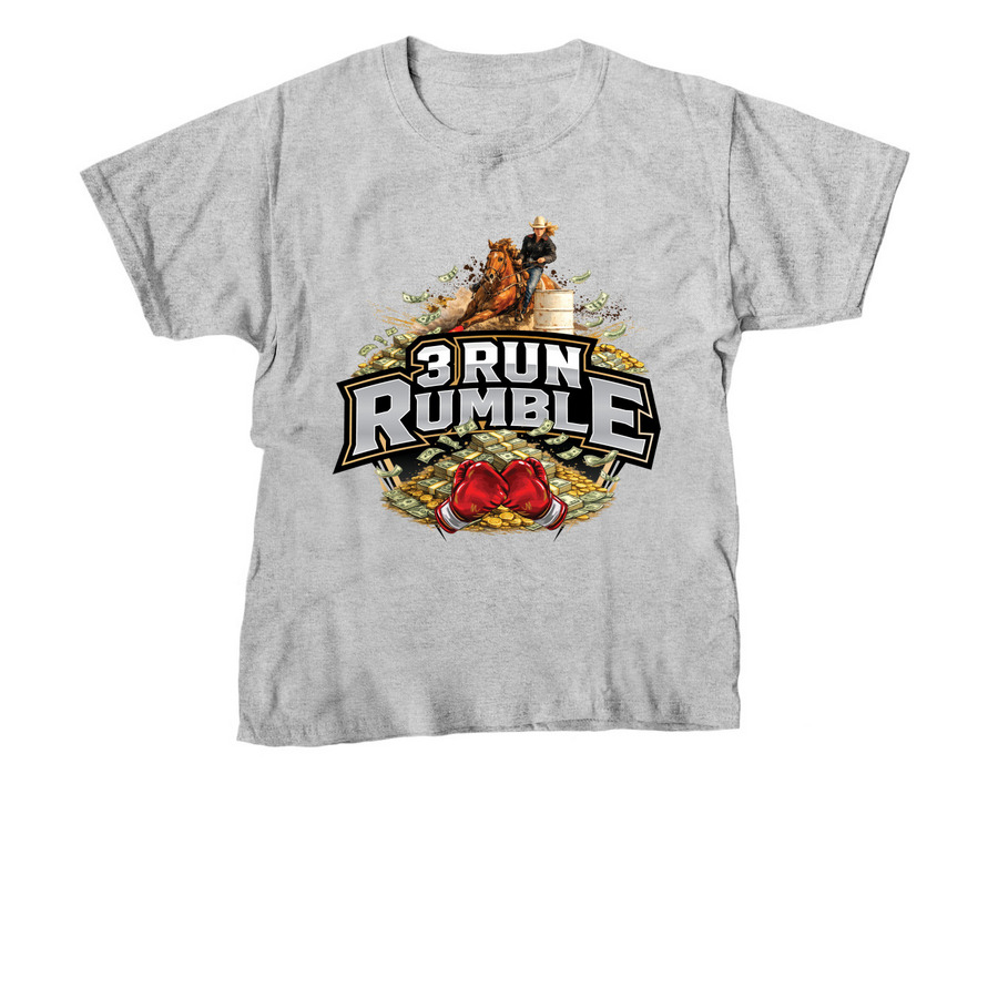3 Run Rumble, a Sport Grey Youth Unisex Tee