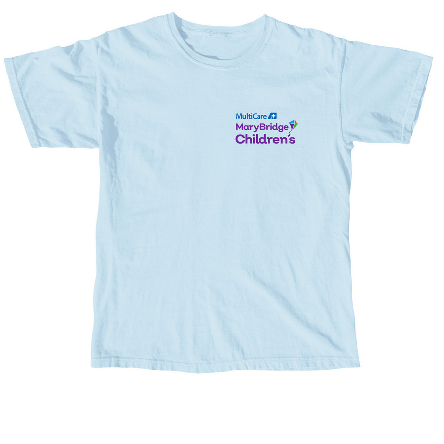 Mary Bridge Rehab SLC - Every Step (2), a Chambray Comfort Colors Unisex Tee