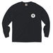 Don't Mess With Texas Street Dogs, a Black Comfort Colors Long Sleeve Pocket Tee