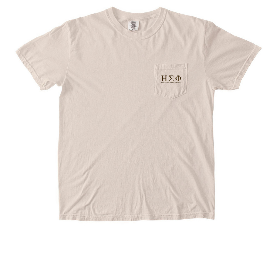 Feels Like Home Carnegie Shirt, a Ivory Comfort Colors Pocket Tee