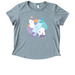 Pisces Cat, a I Like You Blue Allmade Eco Triblend Women?s Scoop Neck Tee