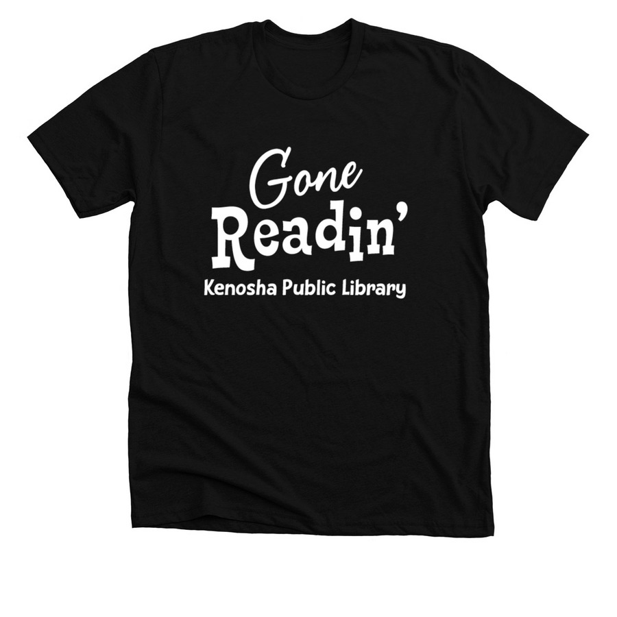 Gone Readin' Tops, a Solid Black Blend Premium Unisex Tee