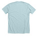 Candy Hearts - U=U, a Heather Ice Blue Premium Unisex Tee (back-view)