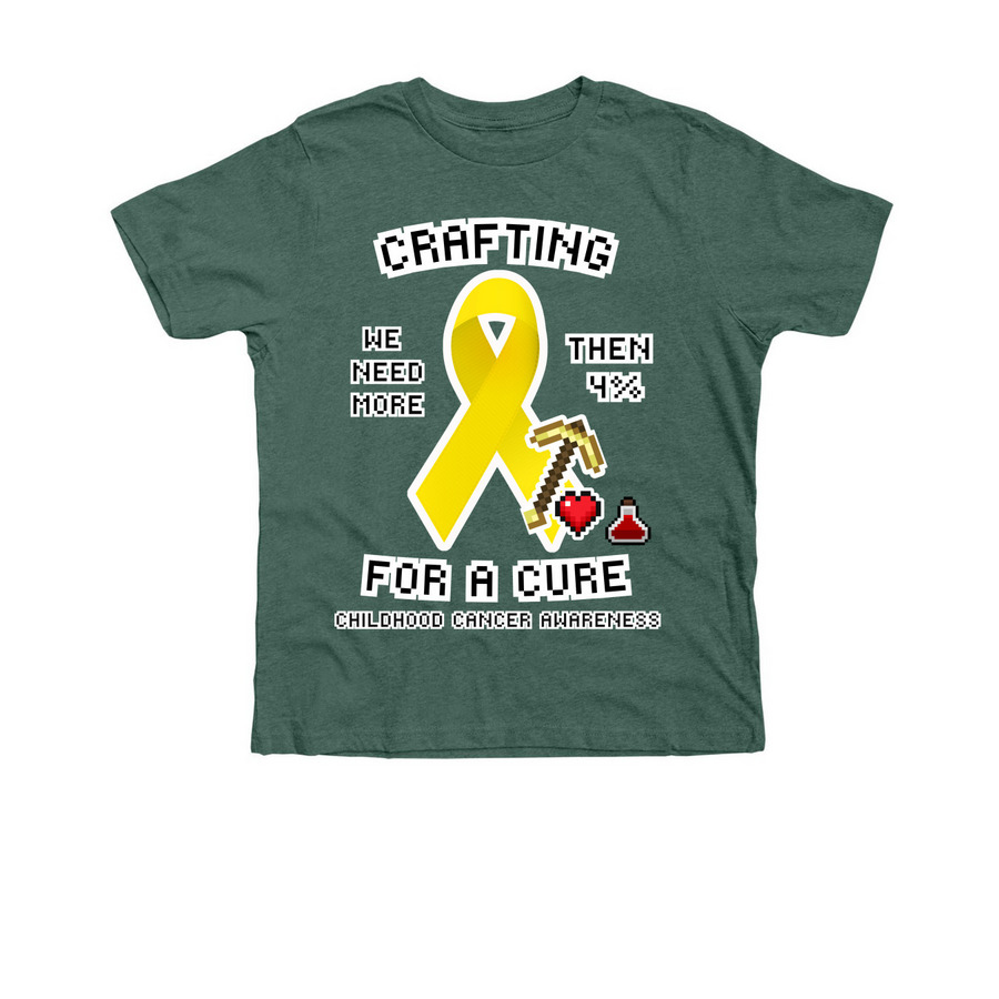 Crafting for a Cure&nbsp;, a Heather Forest Premium Youth Tee