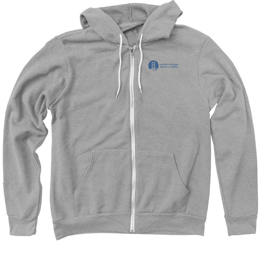 Through the Eyes of Youth Collection, a Athletic Heather Zip Up Hoodie