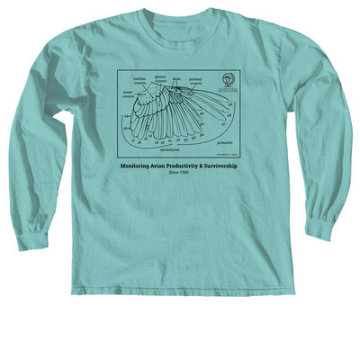 Support IBP and the MAPS program, a Chalky Mint Comfort Colors Long Sleeve Tee