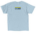 STEP UP for Down Syndrome, a Light Blue Classic Unisex Tee (back-view)