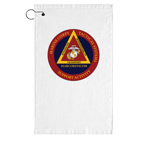 Golf Towel, a White Golf Towel