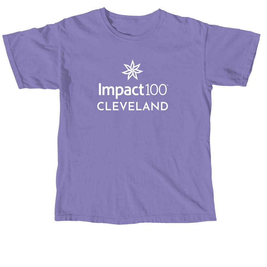 Impact100 Cleveland Classic Tee, a Violet Comfort Colors Unisex Tee