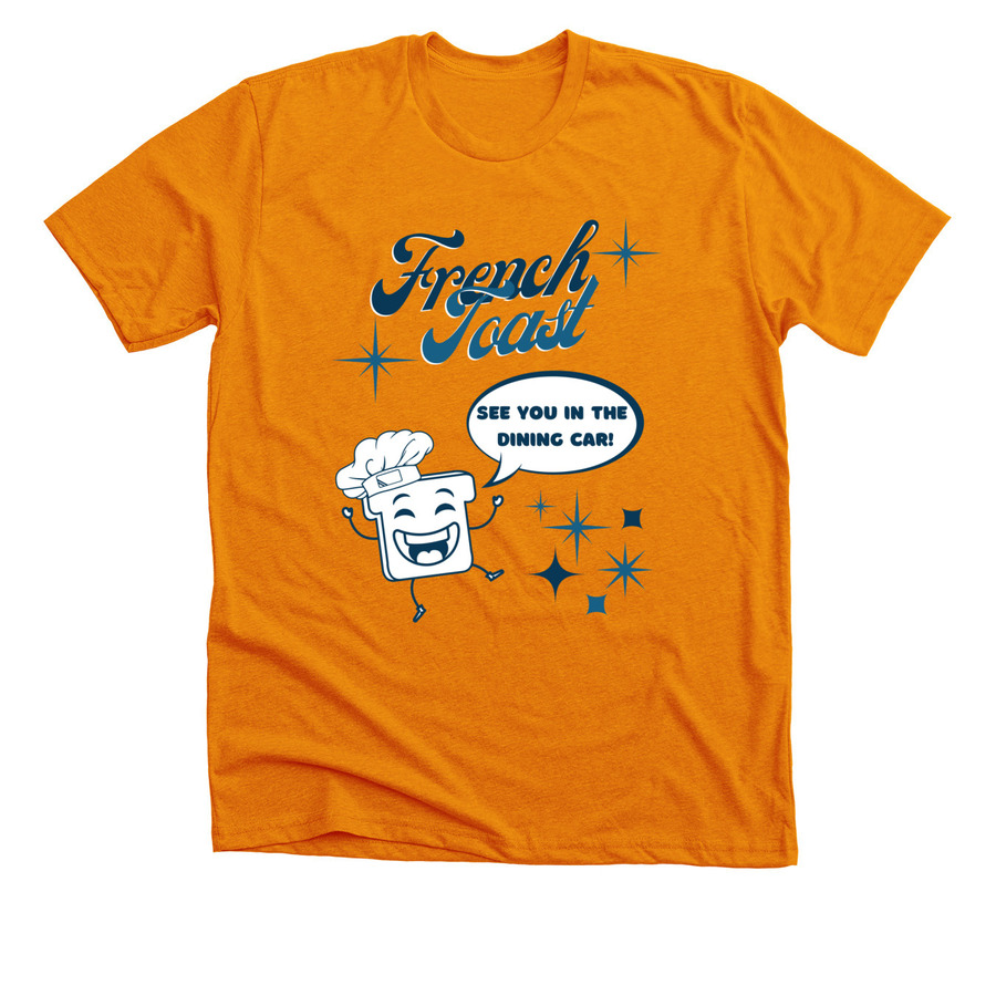 Return of the Toast!, a Heather Orange Premium Unisex Tee