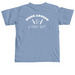 Shuck Around & Find Out...Again, a Washed Denim Comfort Colors Unisex Tee (back-view)