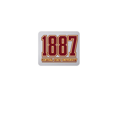 "1887 Mousepad, a White Full Color Mouse Pad