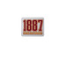 "1887 Mousepad, a White Full Color Mouse Pad