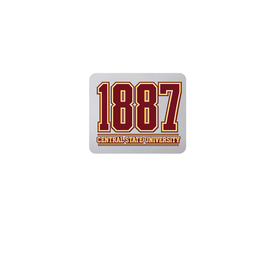"1887 Mousepad, a White Full Color Mouse Pad